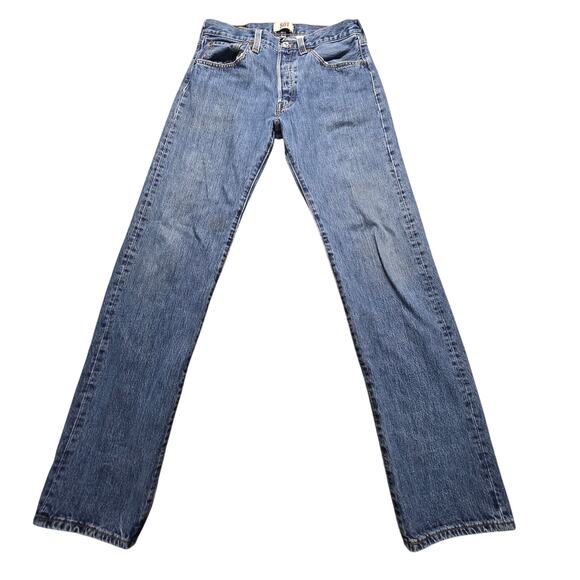 Levis 501 XX Mens Blue Denim Jeans W32 L36 Haiti Medium Wash, 32x36 Vintage Y2K